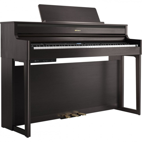 Roland HP704-DR + KSH704 2DR цифровое фортепиано, 88 клавиш, 384 полифония, 324 тембр (2-е кор