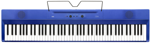 KORG L1 MB цифровое пианино Liano, 88 клавиш, цвет синий металлик. Пюпитр и педаль в комплекте