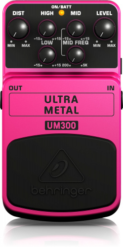Behringer UM300 педаль "хэви метал"-дисторшн для гитар фото 2