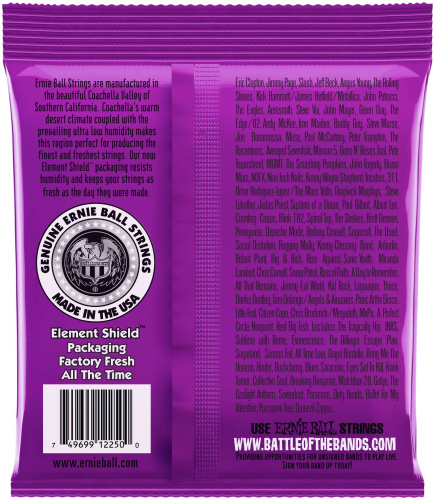 Ernie Ball 2250 струны для эл.гитары Classic Pure Nickel Power Slinky (11-14-18p-28-38-48) фото 2