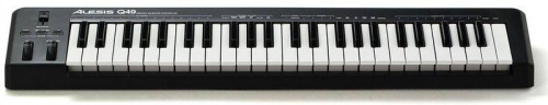 ALESIS Q49 MIDI-клавиатура 49 клавиш, чувствительная к силе нажатия, разъемы USB, MIDI DIN, питание по USB. фото 3