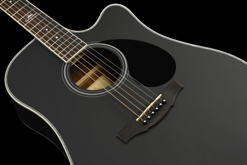 KEPMA D1C Black акустическая гитара, цвет черный глянцевый фото 7