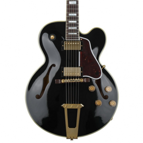 GIBSON 2018 MEMPHIS ES-275 CUSTOM EBONY гитара полуакустическая с кейсом, цвет черный фото 2