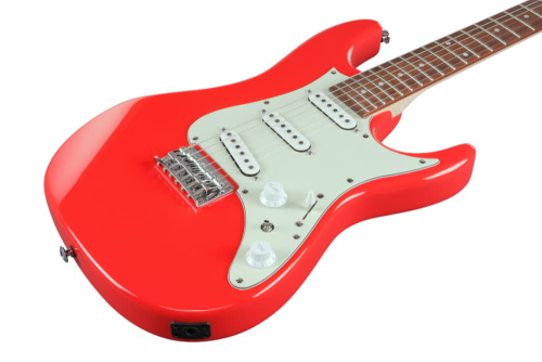 IBANEZ AZES31-VM электрогитара, корпус тополь, гриф клён, звукосниматели SSS Essentials, бридж F106, цвет красный фото 4