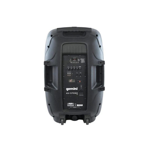 Gemini AS-15TOGO Портативная акустическая система, 15" вуфер, bluetooth, USB. SD фото 6