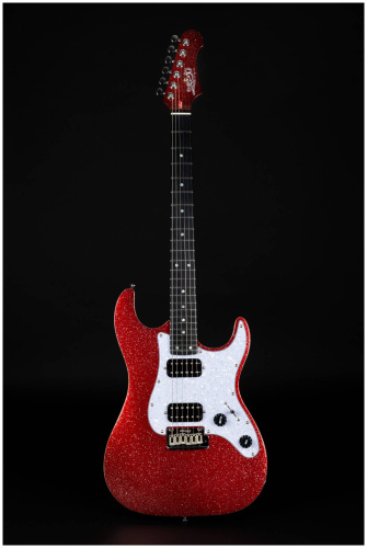 JET JS-500 RDS электрогитара, Stratocaster, корпус липа, 24 лада, HH, 1V1T, tremolo, цвет RDS фото 10