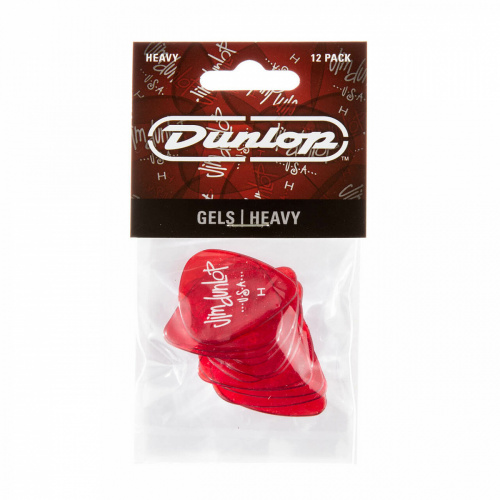 Dunlop Gels H Red 486PHV 12Pack медиаторы, heavy, 12 шт. фото 4