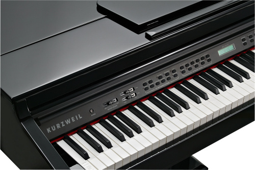 KURZWEIL KAG100 EP цифровой рояль, 88 молоточковых клавиш, цвет черный фото 3