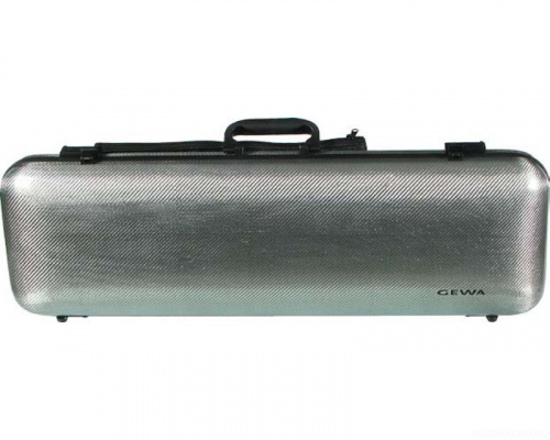 GEWA Idea 2.0 футляр для скрипки прямоугольный, карбон, 2 кг, 2 съемных рюкзачн. ремня, цвет титан (317370) фото 2