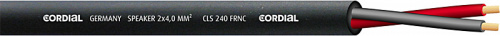 Cordial CLS 240 FRNC акустический кабель 2x4,0 мм2, 9,3 мм, черный