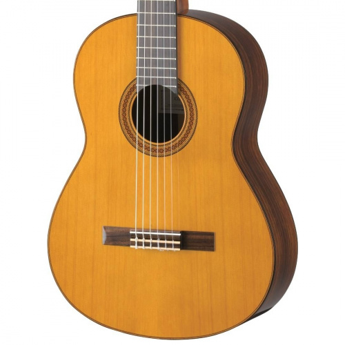 YAMAHA CG182C классическая гитара 4/4,корпус палисандр, верхняя дека кедр массив, цвет натуральный фото 2