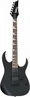 IBANEZ GIO GRG121DX-BKF BLACK FLAT электрогитара, цвет чёрный матовый, корпус махагони, гриф клён, накладка грифа палисандр, лады 24 Jumbo, мензура 25