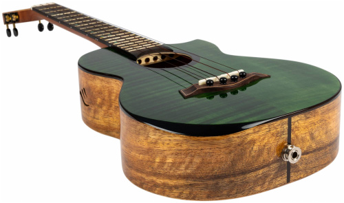 FLIGHT COMET TENOR EQ-A Green Укулеле тенор фото 5