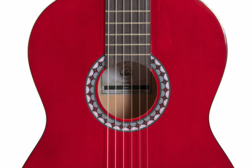GEWApure Classical Guitar Basic Transparent Red 4/4 Классическая гитара (PS510153742) фото 6