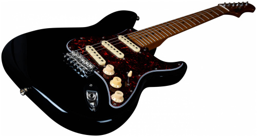 JET JS-300 BK электрогитара, Stratocaster, корпус липа, 22 лада,SSS, tremolo, цвет BK фото 8