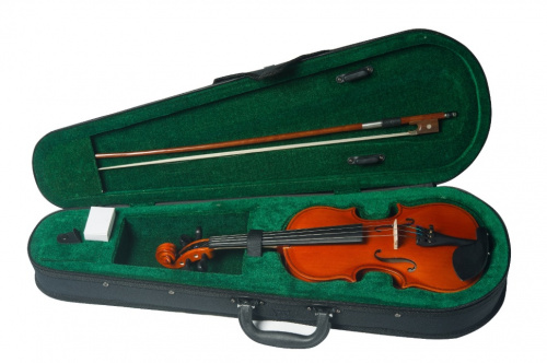 CREMONA GV-10 1/8 скрипка в комплекте, легкий кофр, смычок, канифоль фото 3