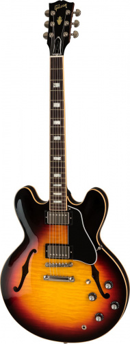 GIBSON 2019 ES-335 Figured, Sunset Burst гитара полуакустическая, цвет санберст в комплекте кейс
