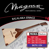 Magma Strings BKPR110N Струны для балалайки сталь/нейлон, Серия: Балалайка прима, Калибр: , Обмотка: , Натяжение: лёгкое.