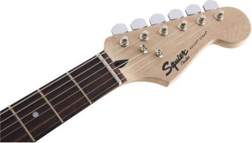 FENDER SQUIER BULLET STRAT HT HSS BLK электрогитара, HSS, фикс. бридж, цвет черный фото 2