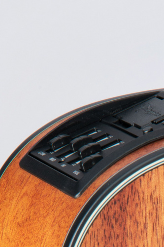 TAKAMINE GLD11E-NS Электроакустическая гитара, топ махагони, корпус махагони, форма корпуса дредноут фото 4