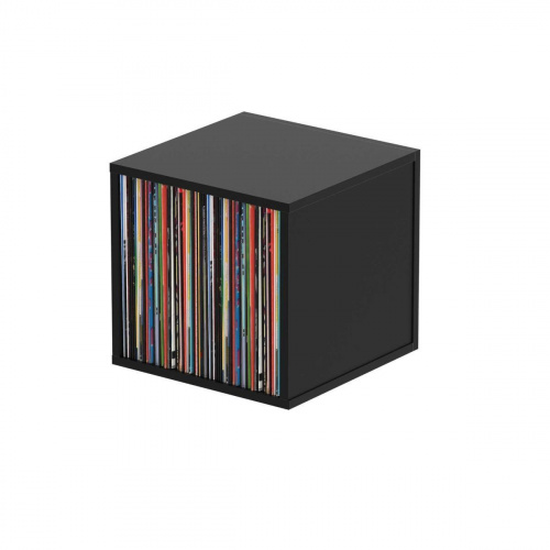 Glorious Record Box Black 110 подставка, система хранения виниловых пластинок 110 шт., цвет чёрный