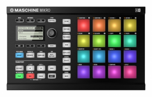 Native Instruments Maschine Mikro Mk2 Blk Система состоящая из компактного USB MIDI контроллера и ПО фото 3