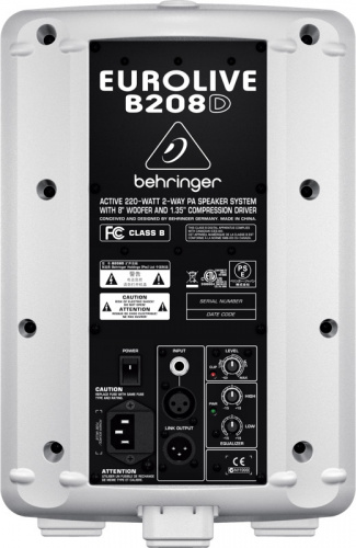 Behringer B208D-WH активная акустическая система фото 2