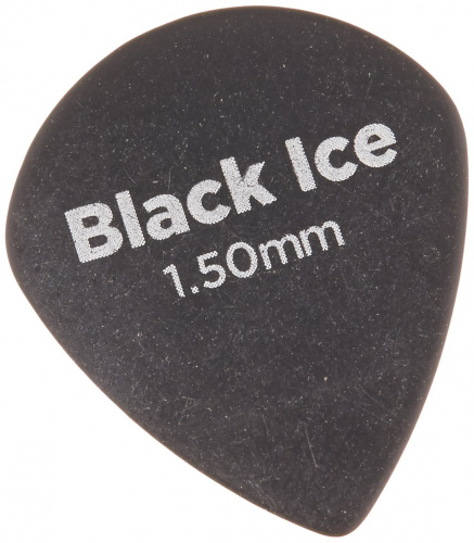PLANET WAVES 3DBK7 Медиатор Black Ice Extra Heavy (1,50mm), чёрный, форма Jazz