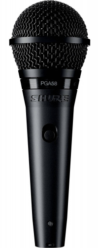 SHURE PGA58-QTR-E кардиоидный вокальный микрофон c выключателем, с кабелем XLR -1/4. фото 5