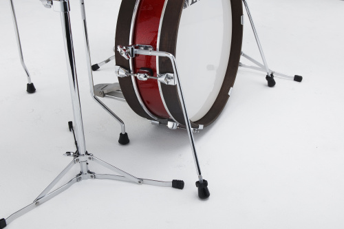 TAMA LJK48P-BRM CLUB-JAM PANCAKE KIT ударная установка из 4-х барабанов, цвет искрящееся жженый красный, материал тополь, (18"x4 фото 6