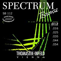 THOMASTIK SB112 Spectrum Bronze струны для акустической гитары, сталь/бронза, 12-54