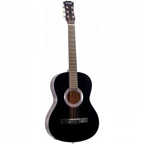 TERRIS TF-038 BK Starter Pack набор гитариста: фолк гитара черного цвета и комплект аксессуаров фото 10