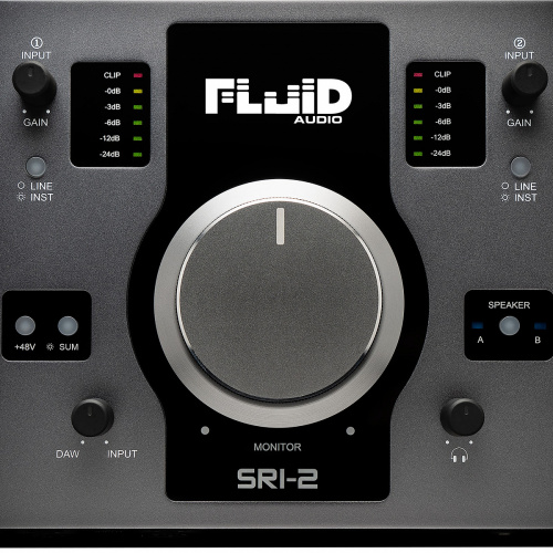 Fluid Audio SRI-2 внешний аудиоинтерфейс, АЦП/ЦАП 24-bit/192kHz, 2хXLR/TRS, OSX/Windows фото 2