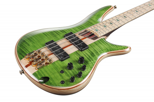 IBANEZ SR4FMDX-EGL электрическая бас-гитара, 4 струны, корпус ясень с топом из огненного клёна, цв фото 7