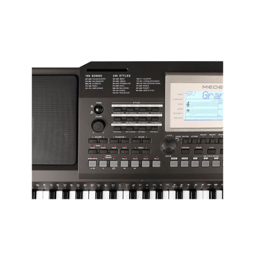 Medeli A810 синтезатор, 61 клавиша, 128 полифония, 737 тембров + 50 users, 240 стилей + 10 users фото 5