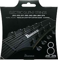 IBANEZ IEGS81 Струны для 8-струнной гитары, никелированная сталь, 10-74, лёгкое натяжение