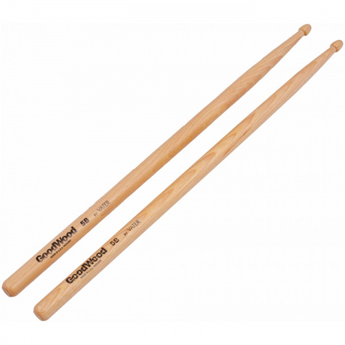 VATER GW5BW барабанные палочки 5B, серия Goodwood (2 сорт), деревянный наконечник, материал гико