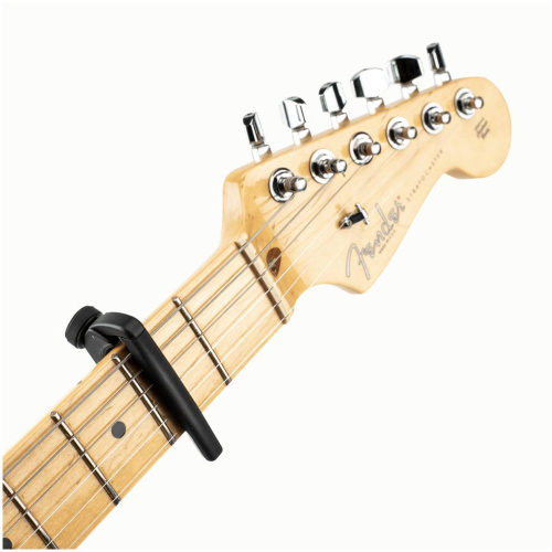 PLANET WAVES PW-CP-19 каподастр для акустической гитары и электрогитары, серия PRO+, черный фото 8