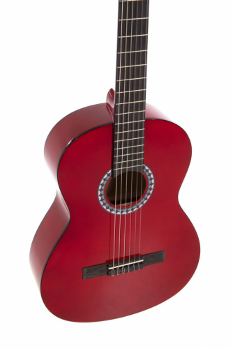 GEWApure Classical Guitar Basic Transparent Red 4/4 Классическая гитара (PS510153742) фото 3