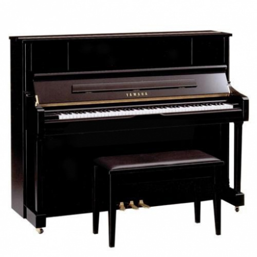 Yamaha U1J PE пианино 121см. , цвет черный, полированное, с банкеткой фото 2