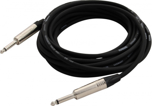 Cordial CXI 6 PP инструментальный кабель моно-джек 6,3 мм/моно-джек 6,3 мм, разъемы Neutrik, 6,0 м, черный