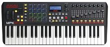 AKAI PRO MPK249 USB миди клавиатура 49 клавиш, 16 пэдов, 8 фейдеров, 8 ручек