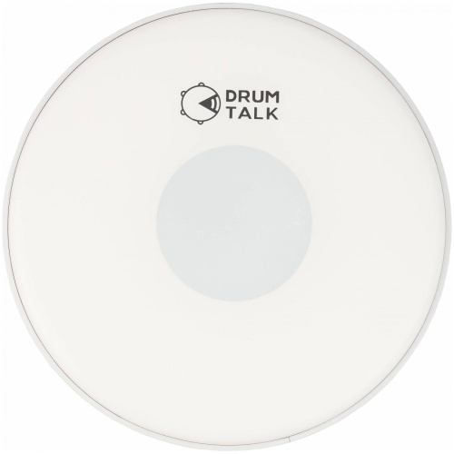 DRUM TALK DTDH-14WH13BDC Пластик 14" с напылением, однослойный, белый с усиленным центром