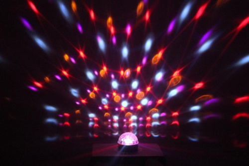 Led Star Disco Ball Эффект светодиодный "кристальный магический шар", 6х1Вт RGBAWP фото 2