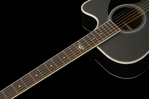 KEPMA D1CE Black электроакустическая гитара, цвет черный, в комплекте 3м кабель фото 5