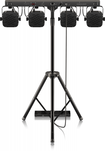 Behringer STAGE TRI LED BUNDLE ST1 трипод с 4 парами 7 х 3 Вт, RGB, ножной переключатель, коммутация, 24 шоу, DMX фото 2