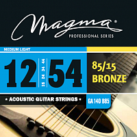 Magma Strings GA140B85 Струны для акустической гитары Серия: Bronze 85-15 Калибр: 12-16-24-34-44