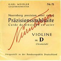 NURNBERGER Precision Nr.75 Струна D (3) для скрипки 1/2 (631932)