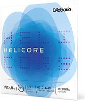 D'Addario H310 4/4M серия Helicore, набор струн для скрипки 4/4, среднее натяжение
