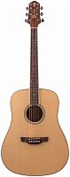 CRAFTER D-6/NC + Чехол акустическая гитара Дредноут, верхняя дека массив ели, корпус красное д